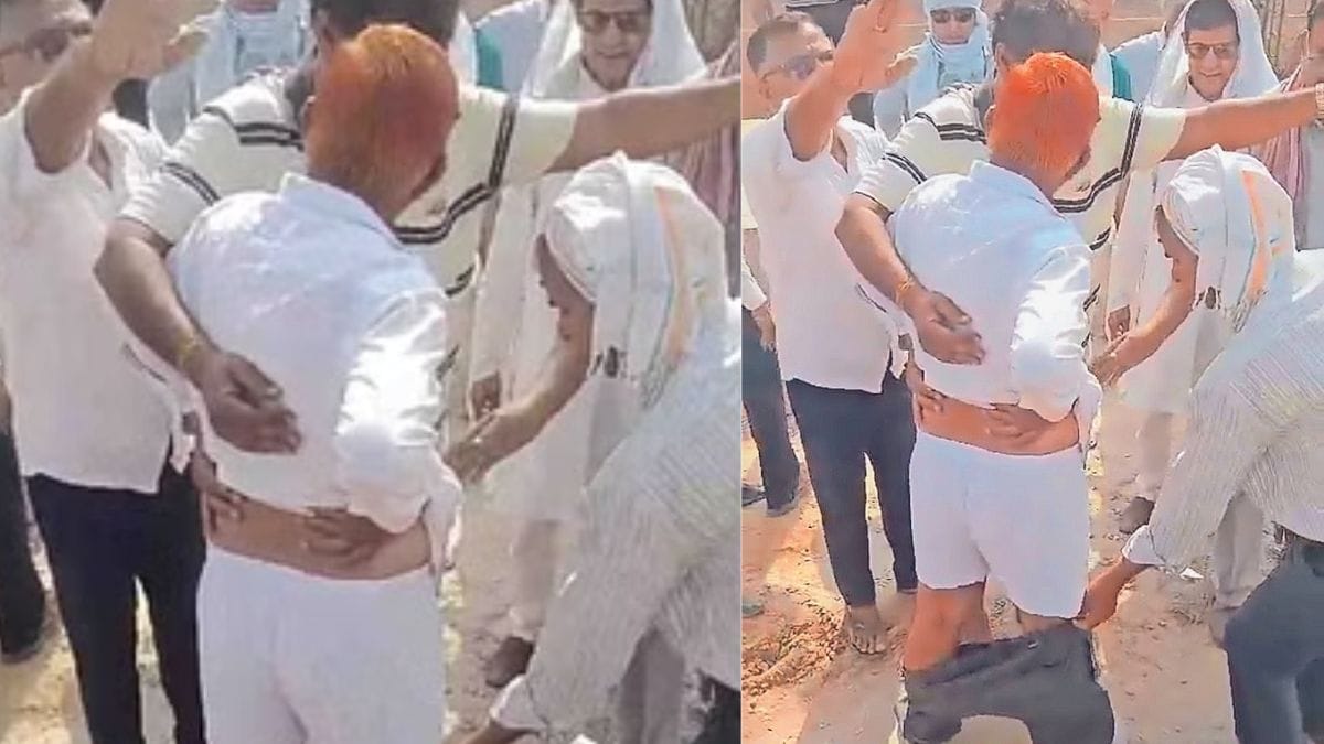AEN took off his pants in front of villagers in Sikar; Here's what happend